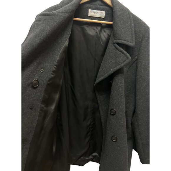 Forecaster of Boston Wool Cashmere Blend Dark Gray Peacoat - Picture 8 of 8